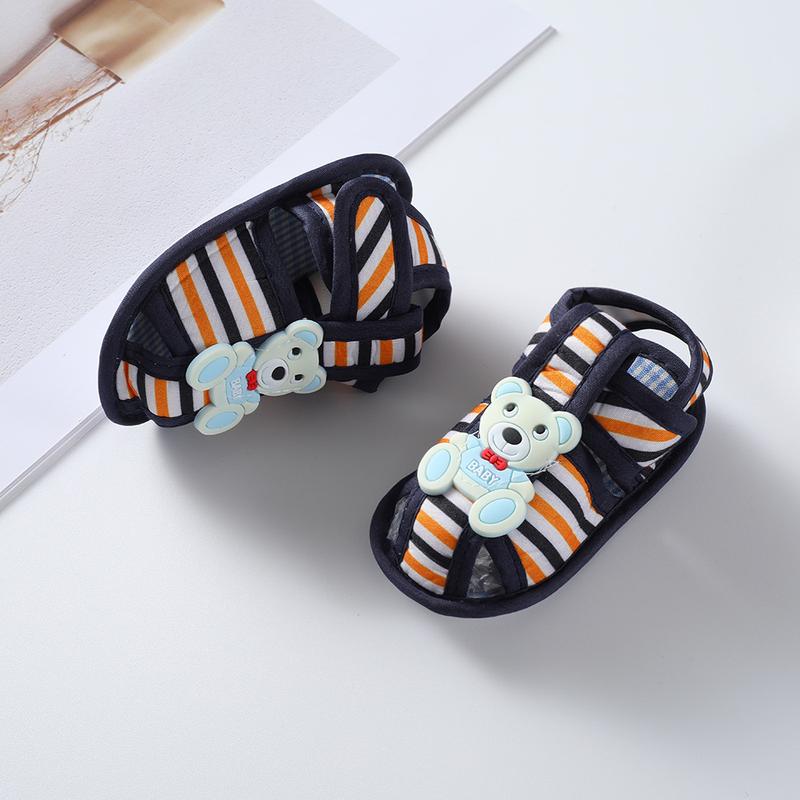Product Introduction of Dép Xăng Đan Trẻ Em, Cho Em Bé Và Trẻ Mới Biết Đi, Trang Phục Mùa Hè, Thiết Kế Kẻ Sọc Hoạt Hình, Thích Hợp Cho Các Hoạt Động Ngoài Trời Và Thường Ngày Giày Tập Đi Cho Em Bé Gái Và Bé Trai, Giày Thường Ngày 10
