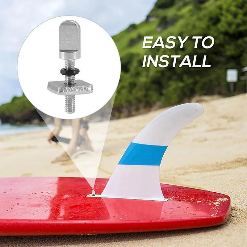 Surfboard Fin Screw M4 Surf Fin Bolt Longboard Sliding Fin Screw Single Fin Nail