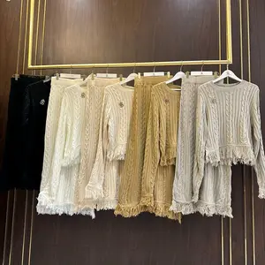 Stelan celana/rok Rajut Kepang original Shella Saukia