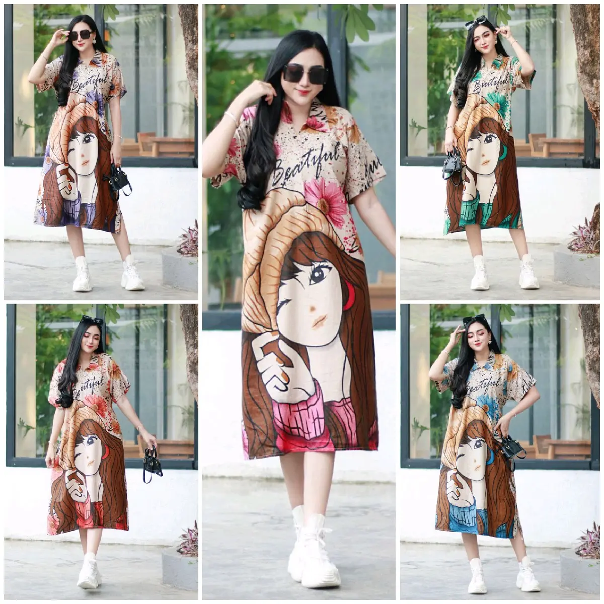 DASTER TERBARU MOTIF BEAUTIFUL GIRL