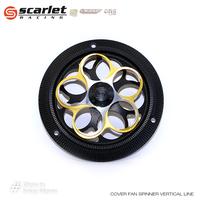 Gambar Scarlet Racing - Cover Fan Spinner Penutup Kipas Motor Round Line dan Vertical Line - Round Line, Black dari scarletracingindonesia Kota Administrasi Jakarta Utara 3 Tokopedia