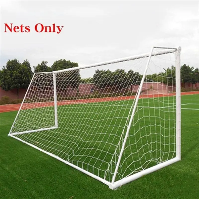 DB 1PC Football Soccer Goal Post Nets Sport Training Outdoor Match Football Training Soccer Goal Post Net