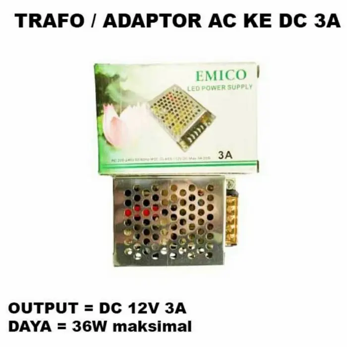 cod power supply adaptor switching trafo LED strip12v 3A 1