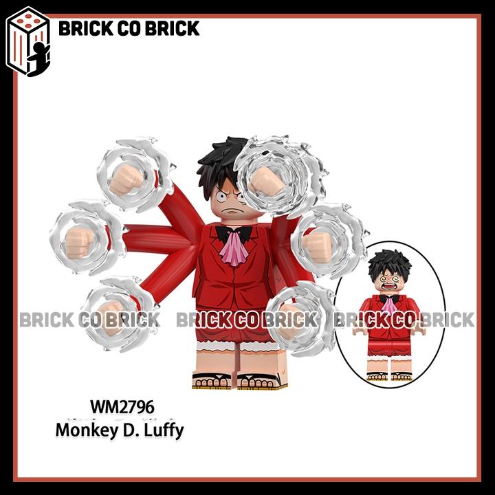 One Piece Đồ chơi Lắp ráp Nhân vật Monkey D Luffy Roronoa Zoro Tony Chopper Mô hình Sanji Nami Robin WM6193 3