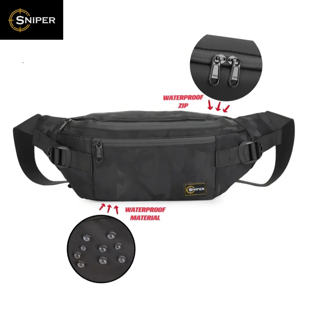 TT016) [SCENTED BAG WITH PERFUME] High Quality Japan Design Water Resistant Sniper Bag Waist Bag Crossbody Bag Chest Bag