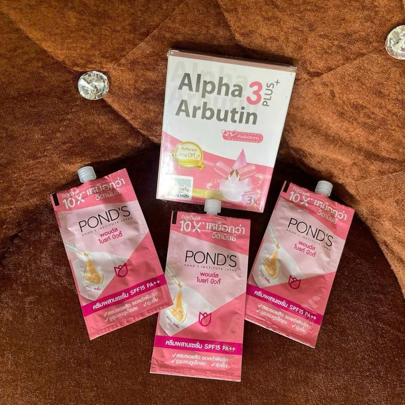 Viên bột kích trắng alpha arbutin và 3 Pond