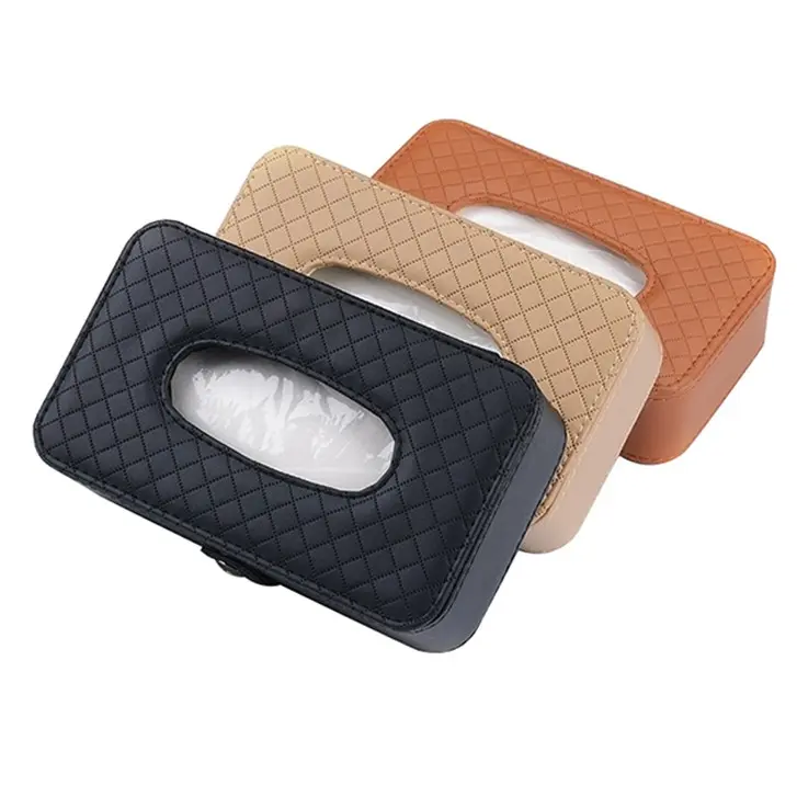 【Large】Tempat Tisu Mobil / Kotak Tissue Mobil Gantung Wadah Tisu Aesthetic Mobil Car Visor Box Organizer 5