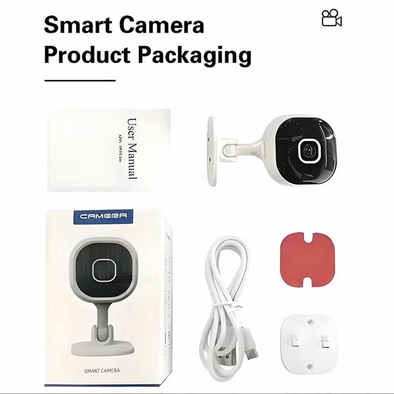 Product Introduction of Wireless Security Camera, USB Powered 1080P WiFi Network Monitoring Camera, Indoor Camera with Mobile APP Control, Pet Camera with Infrared Night Vision 3