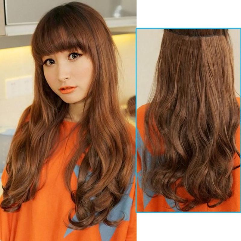 Product Introduction of Long Hair Extension Curl Wavy Sexy Stylish Clip-on Women Fashion Cosmetics Long Wigs X9M3 20