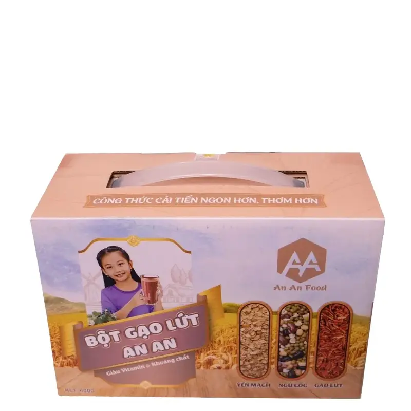 bột gạo lứt ,Yến mạch ,ngũ cốc (400g)/16  gói Tự nhiên Lượng đường thấp Hữu cơ Food 0