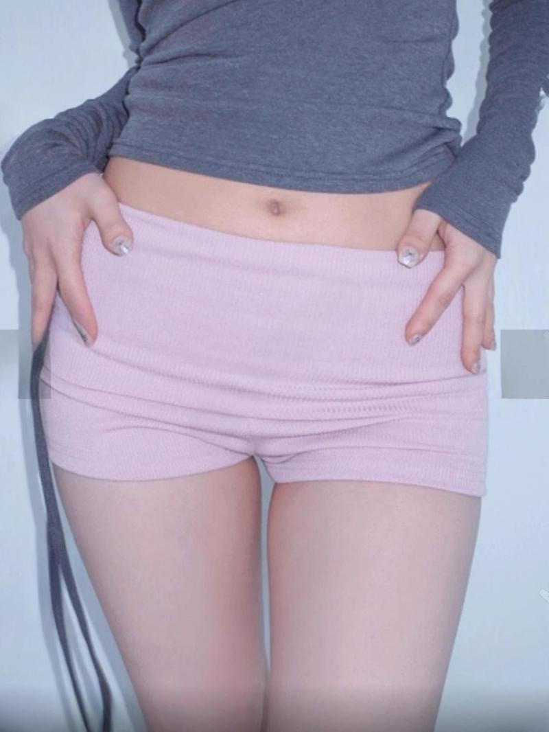 Product Introduction of Quần Đùi Nữ Cạp Cao Gợi Cảm, Dành Cho Nữ, Dáng Ôm, Màu Trơn Co Giãn, Quần Hot, Quần Bodycon Sành Điệu, Hợp Xu hướng, Bộ Sưu Tập Xuân Hè, Năm 2025, Bán Chạy, [Được Bán Tại Cửa Hàng] 9