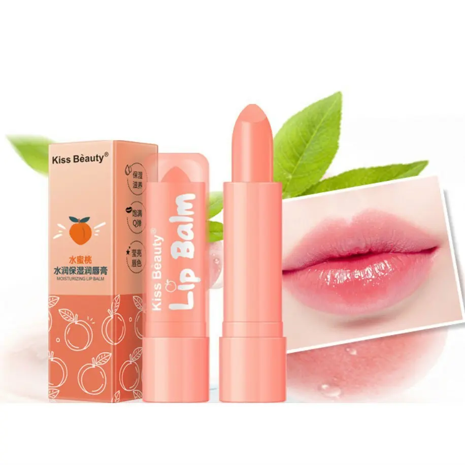 [ thanh lý] Combo 02 cây Son Đào Tươi Kissbeauty Dưỡng Ẩm, Làm Hồng Môi -Hàng Chính Hãng