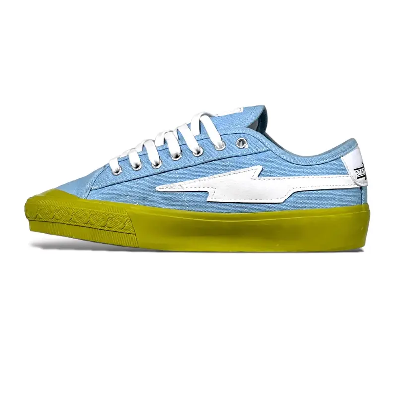 Sepatu Pria Wanita043 XternalStepSure Mitterns Storm Low SkyBlue Matcha Casual Canvas Sneakers Shoes 1