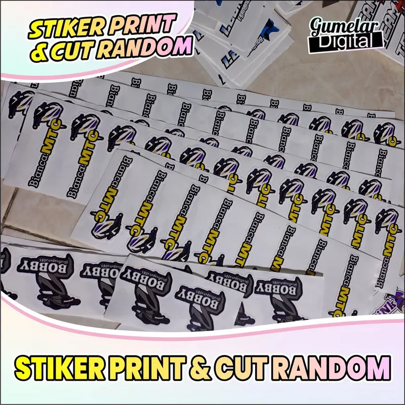 STIKER PRINT CUT NGABERS VARIO BEAT MIO RANDOM ACAK BANYAK VARIAN 2