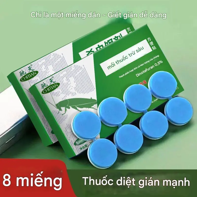 Mồi gián cho sử dụng tại nhà, thuốc diệt gián, dụng cụ diệt gián, thuốc diệt gián cho mọi kích cỡ, miếng dán diệt gián tiện lợi, mồi diệt côn trùng cho nhà bếp。ThuốcDiệtGián，BảoVệSứcKhỏe 1