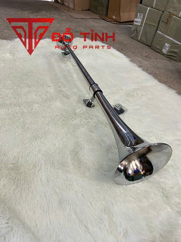 Còi hơi 1 mét âm thanh khủng. Kèn hơi xe tải có bình hơi.