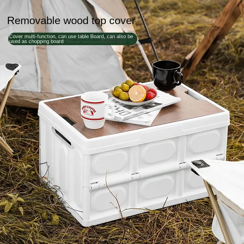 Storage Box Outdoor Organizer Rod Car Folding Car Thick Storage Box Plastic Toy Storage Box