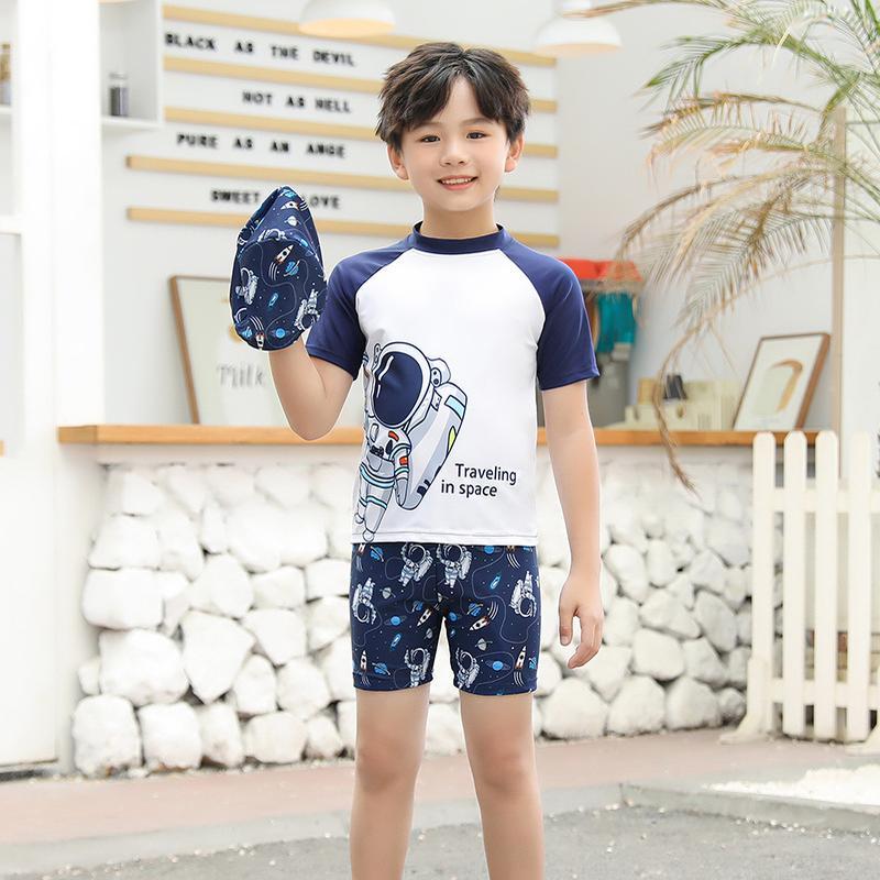 2024 New Children's Swimsuit Boys and Girls Split Quick-Drying Professional Swimwear Big Boys and Girls Swimsuit Outfit Wholesale 6