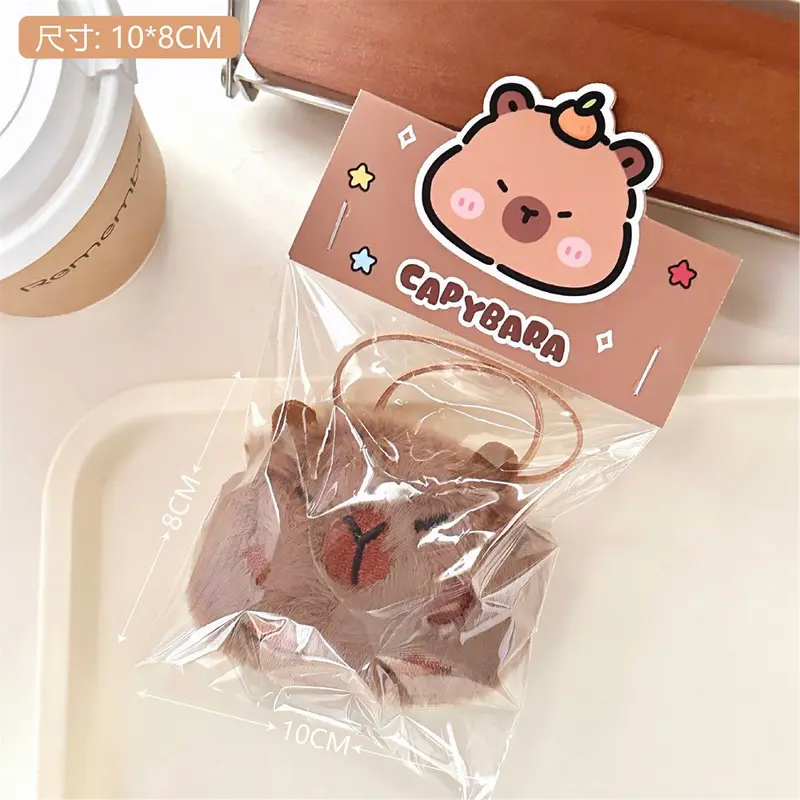 Gantungan Kunci Boneka Capybara Lucu 4