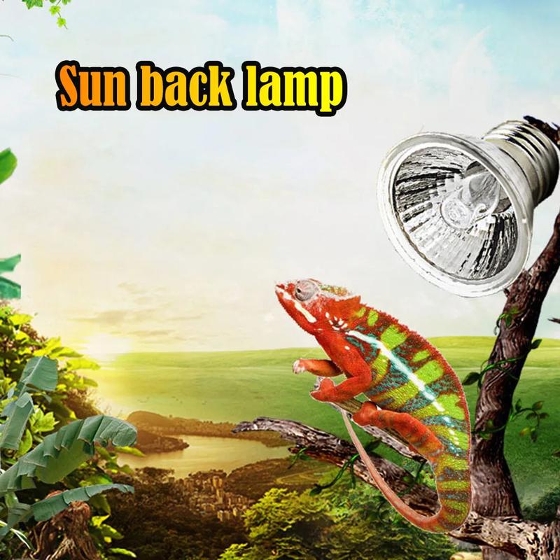 Product Introduction of 1-20PCS 25/50/75W UVA+UVB Reptile Lamp Bulb Turtle Basking Heating Light UV Light Bulbs Full Spectrum Sunlamp for Amphibians 12