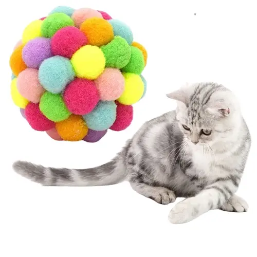 Mainan Kucing Hewan Peliharaan Berwarna-Warni FEFARM 2