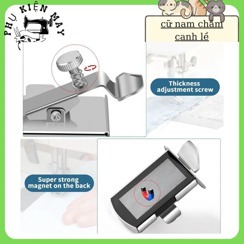 cữ kẹp vải nam châm loại mới hót 2