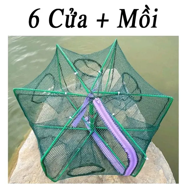Lồng bát giác tôm cua, lươn trạch Fishing Đi Câu Câu Cá Fish 1