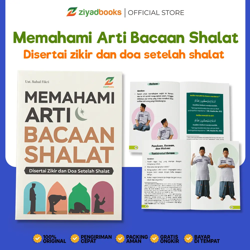 (PRE ORDER) Ziyadbooks - (Buku Saku) Memahami Arti Bacaan Shalat - Buku Tafsir Bacaan Shalat Lengkap - Buku Arti Doa Shalat - Makna Bacaan Shalat