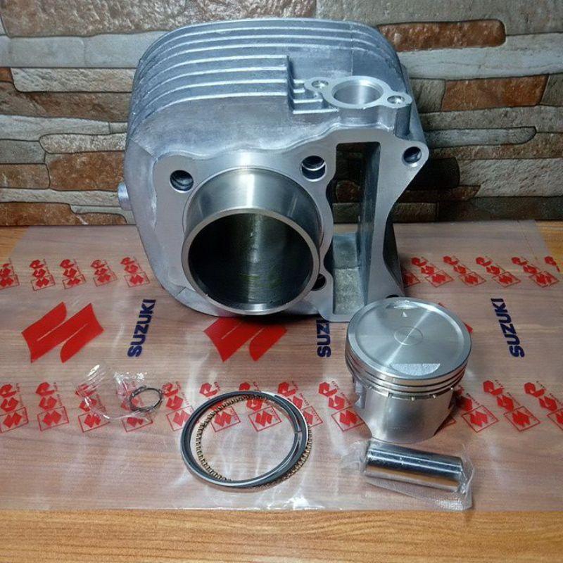 Product Introduction of selinder block blok seher Suzuki spin 125 skywave skydrive Hayate block boring seher ring pen kipan 1