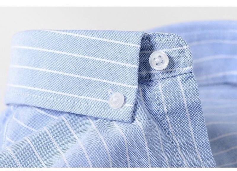 Product Introduction of Thedot Oxford short sleeve shirt. twill fabric is thick, soft, comfortable, durable. 11