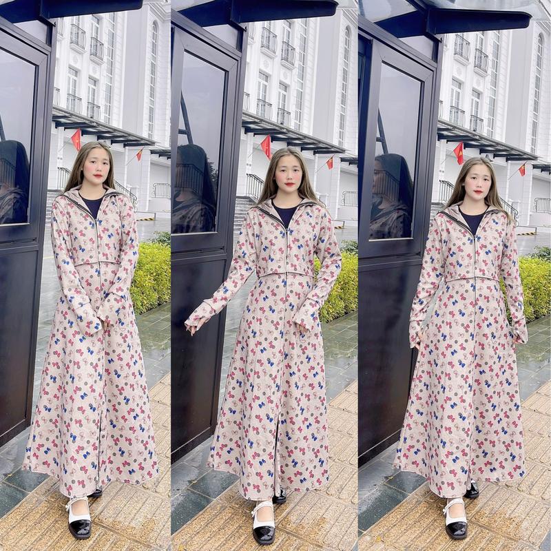 Áo Chống Nắng Dài Toàn Thân Croptop Chất Umi Mát