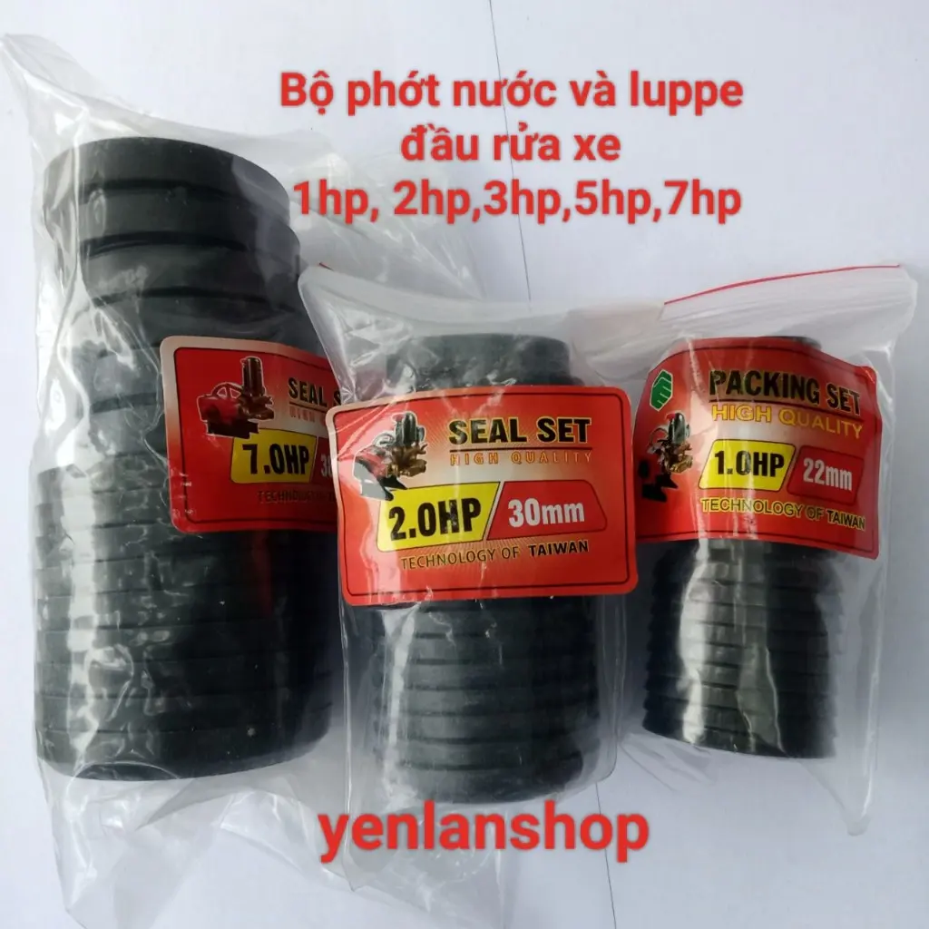 Bộ phớt nước và luppe  máy rửa xe, máy phun thuốc Phụ Kiện Lau Xe