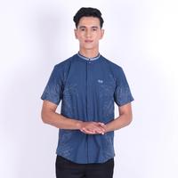 Gambar Baju Koko BHS Cosmo Zaid Navy - L dari SarungBHS Kab. Gresik 4 Tokopedia