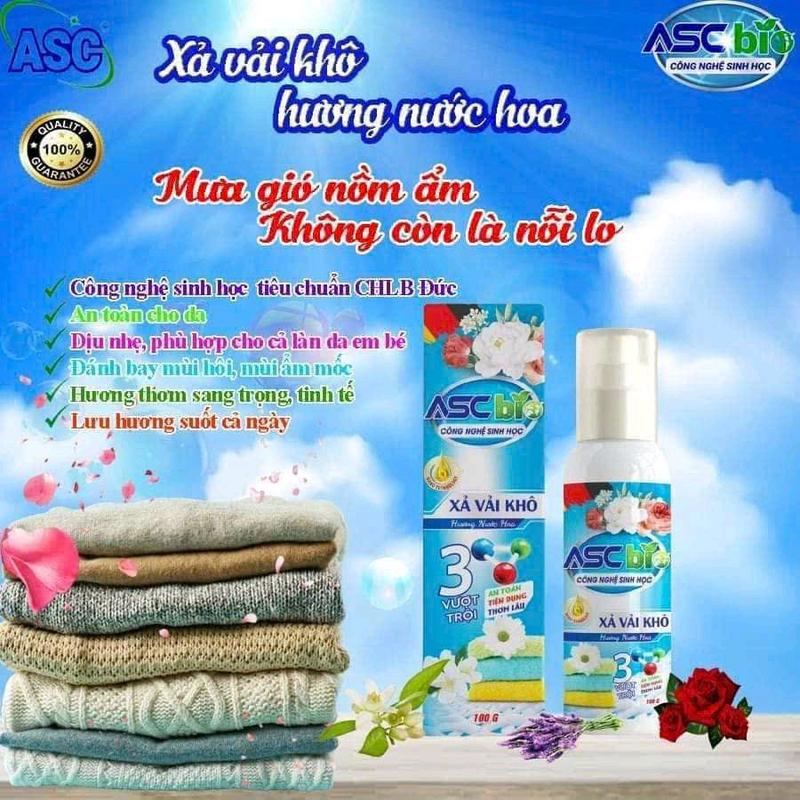 xịt sả vải khô....ASC hàng sinh học.ngày dài tươi mát 1