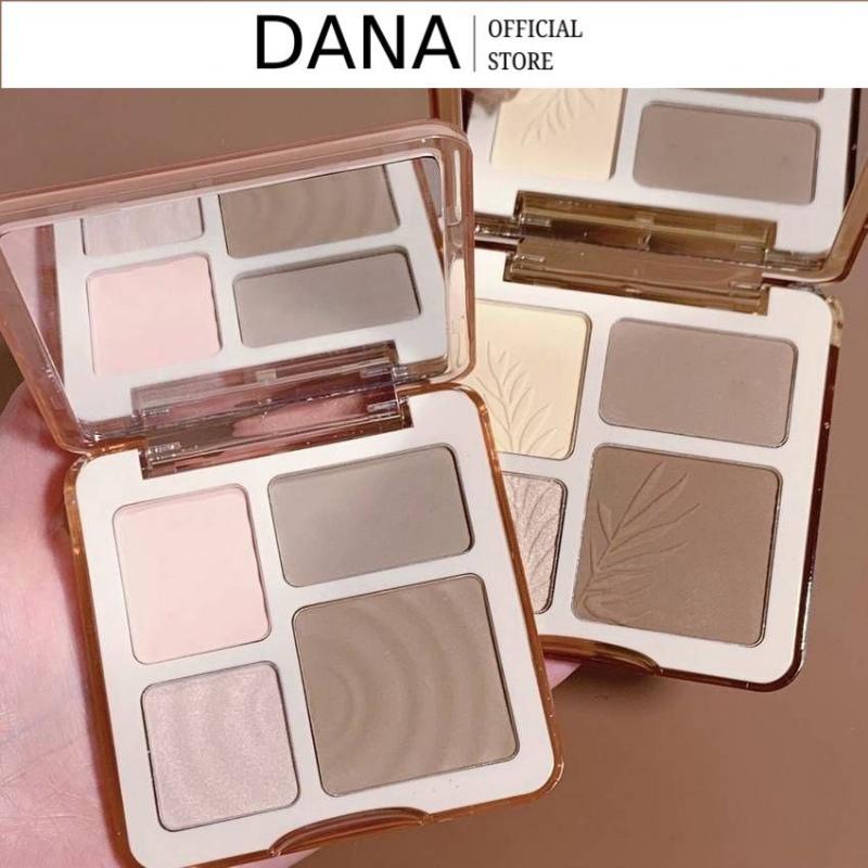 Product Introduction of Bảng Phấn Bắt Sáng Tạo Khối 3D Bảng Phấn Trang Điểm Makeup Highlight Phấn Khối 4 Màu Lâu Trôi Chống Thấm Nước DANA 0