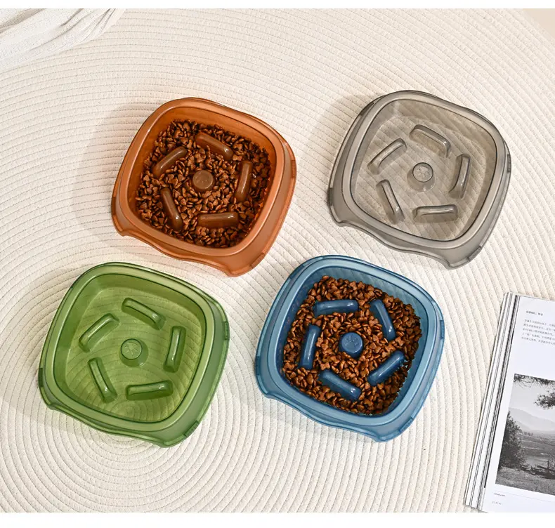 Bát ăn, chén ăn chậm chống nghẹn cho chó mèo - 4pets offical 5