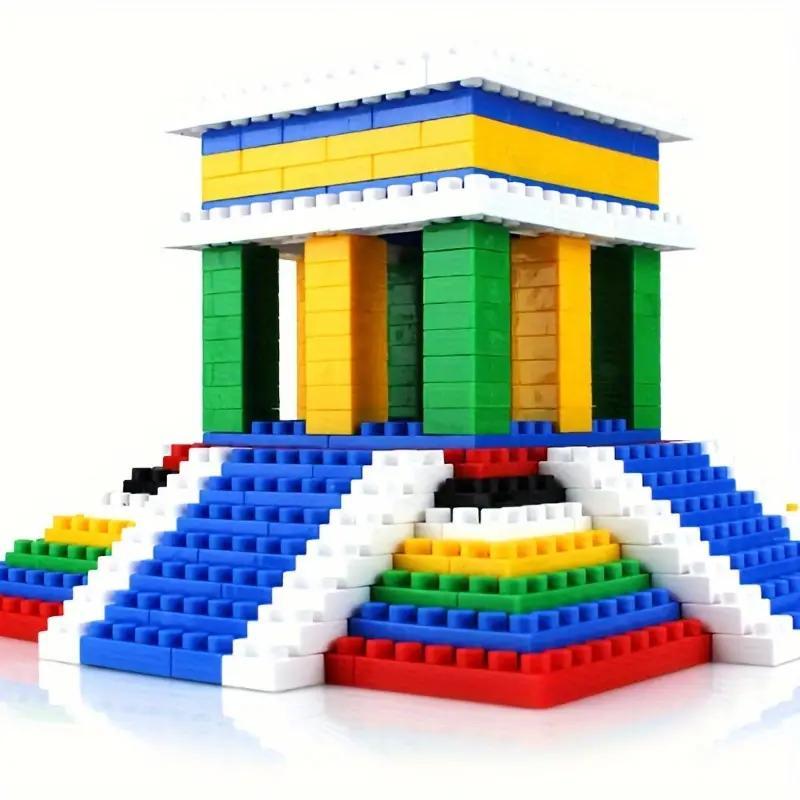 Building Blocks Toy (1 Set), Small Particle Building Blocks, Various Shapes, Free Assembly Learning Toys Decoration, Party Favors, Birthday Gifts 6