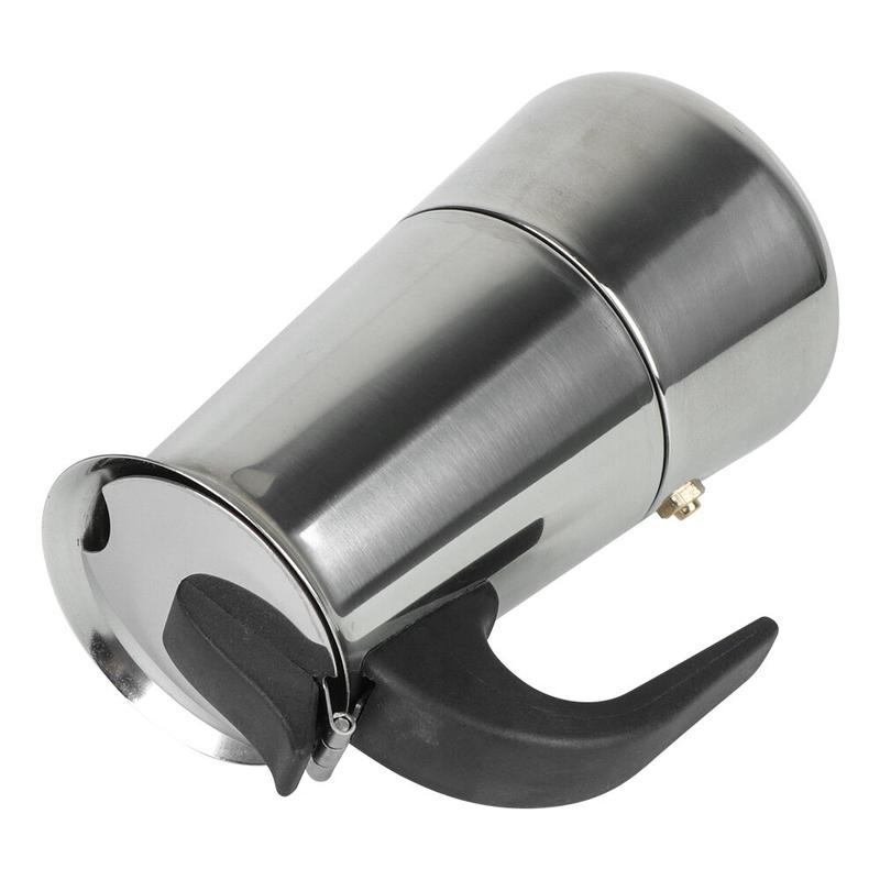 Periuk Kopi untuk Dapur, Keluli Tahan Karat, Moka Espresso Latte, Penapis Dapur, Pembuat Kopi Moka, Tersedia dalam 2/4 / 6 / 9 Cawan, Periuk Pembuat Kopi Kitchenware 2