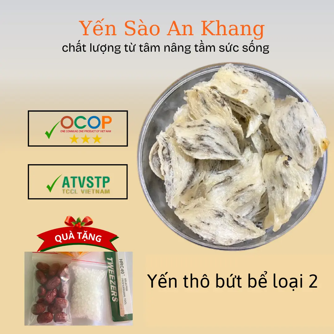 thô nứt bể nhẹ loại 2 lông vừa mỏng bụng( tặng nhíp, táo, đường phèn)