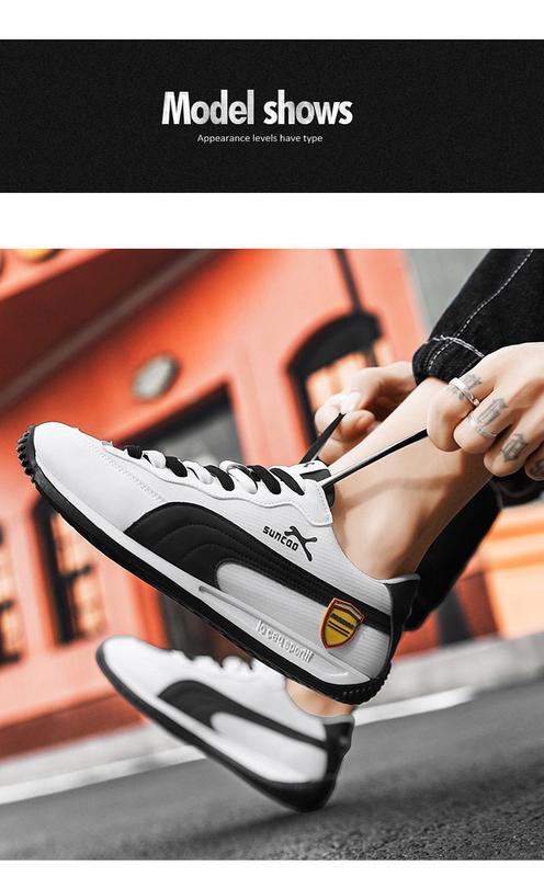 Product Introduction of Autumn Men's Shoes Breathable New Trendy All-Match Men's Casual Sneakers Youth Sports Running Shoes Soft Bottom Stylish Shoes 9