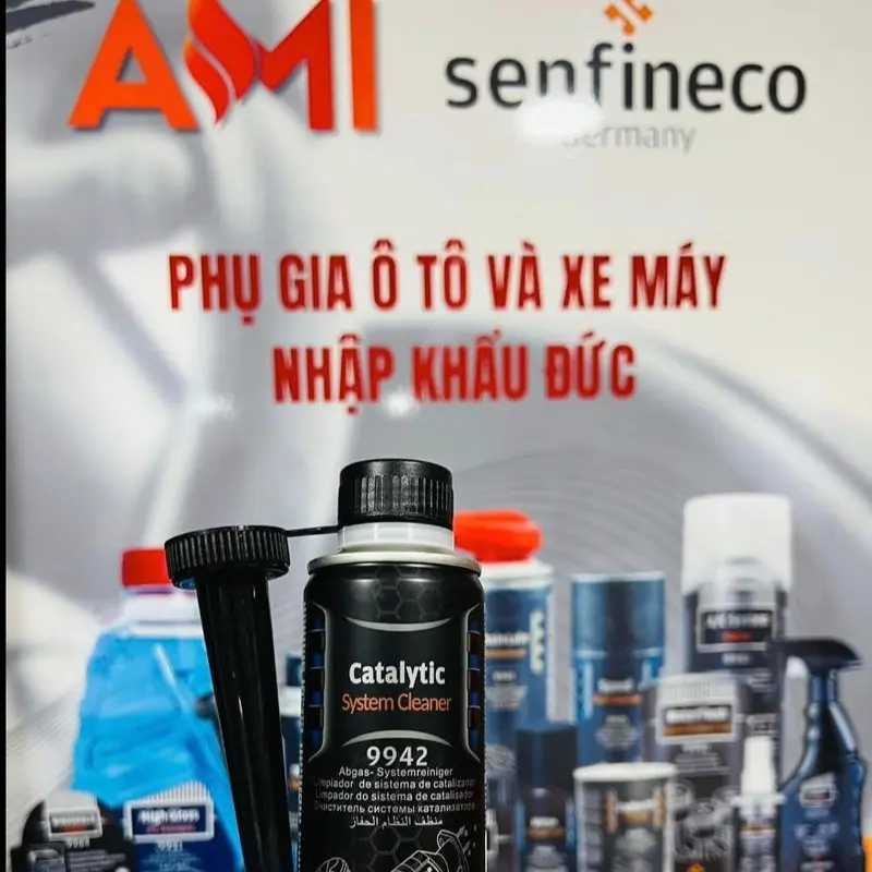 Senfineco 9942 - Mã cao cấp vệ sinh kim phun buồng đốt, Vệ sinh cảm biến Oxy bầu lọc khí thải Catalytic dùng cho cả ô tô máy Xăng và máy Dầu (300ml) 3