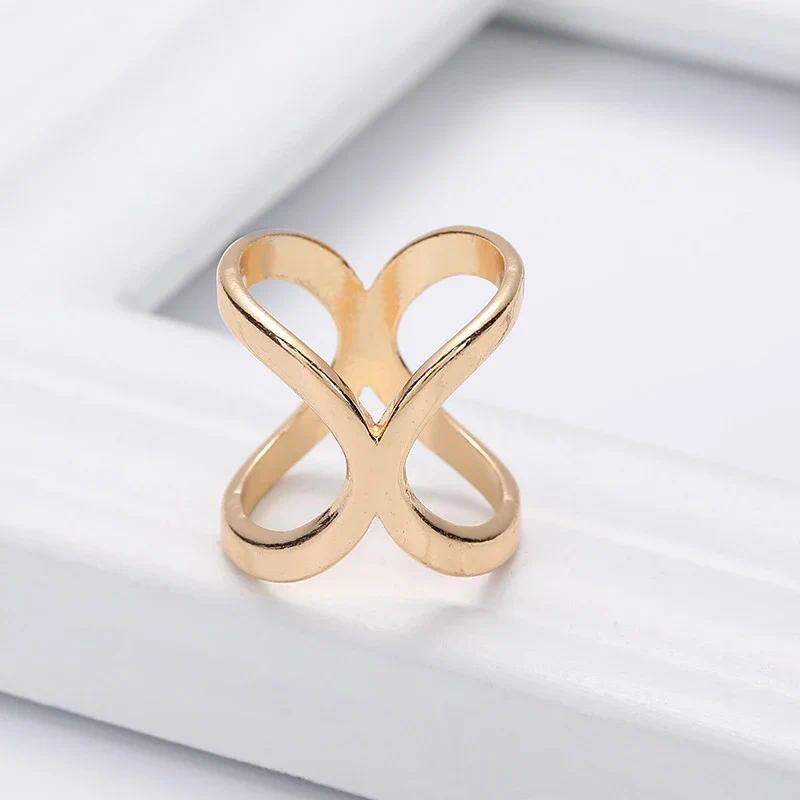 Fashion Cross Scarf Clip X Shape Metal Brooches For Women Hollow Bow Scarves Buckle Holder Shawls Jewelry Clothing Accessories 4