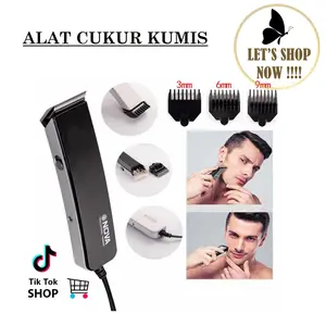 ALAT MESIN CUKUR PRIA NOVA NS-216 / CUKUR KUMIS JENGGOT ELEKTRIK / MESIN CUKUR RAMBUT CAS ELEKTRIK MUDAH DIGUNAKAN MANUAL Pencukur