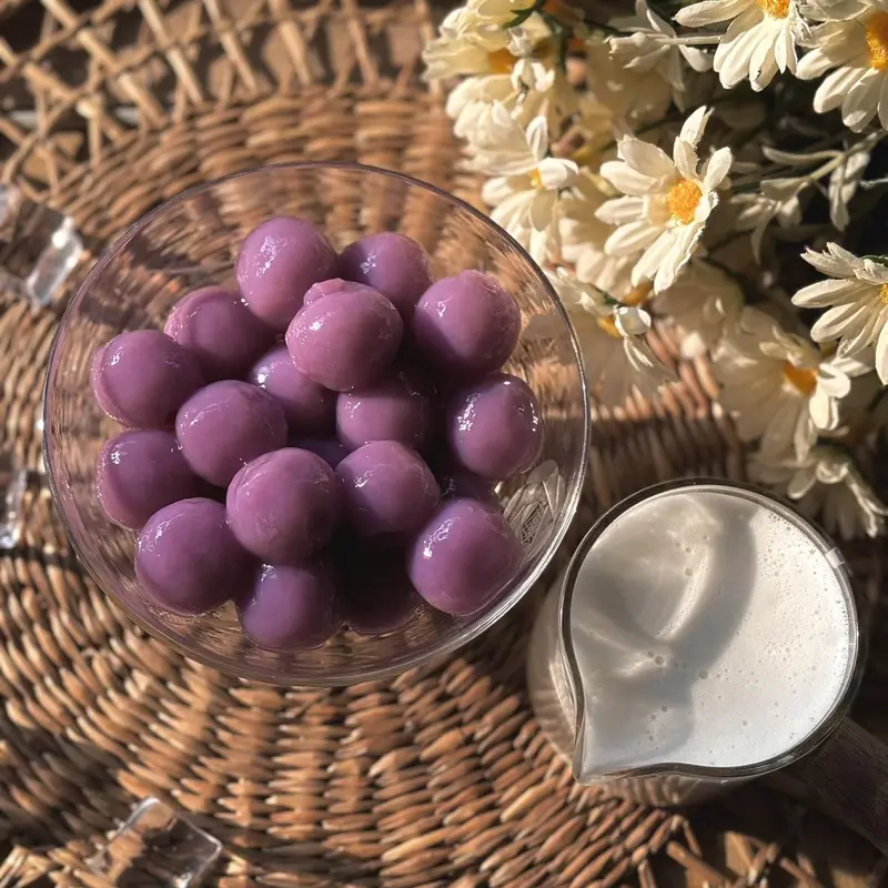 Trân châu Khoai Môn Viên To 1Kg - Topping Trà sữa, Chè 6
