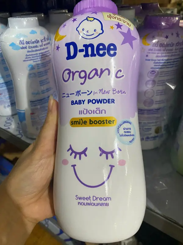 01 Chai Phấn Rôm Dnee Baby Powder 350g Thái Lan 4