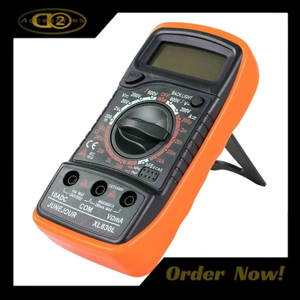Terbaru Mini Digital Multimeter AC/DC Voltage Tester 1999 Count - XL830L