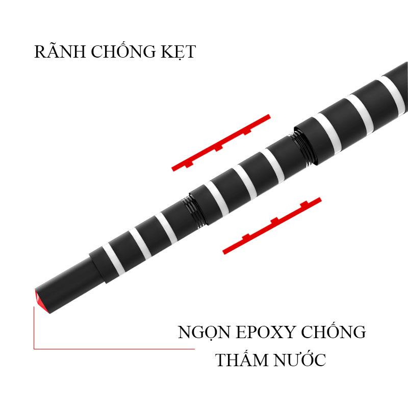 [ KHÔNG BẢO HÀNH ]Cần Câu Tay Rice Fishing Tần Vương câu thi đấu độ cứng 8H , 10H siêu nhẹ CC-20 4