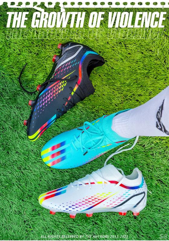 Product Introduction of Soccer shoes for men fashion sneakers football shoes century Cup same new Messi long spike broken nail professional football shoes sport running shoes big size 35-45 20