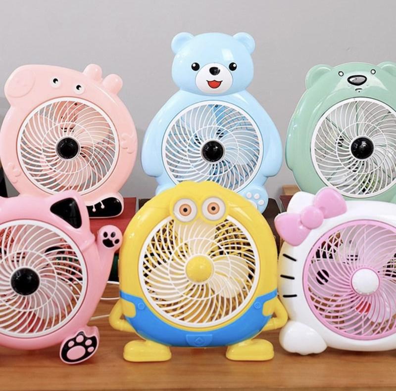  Quạt mini hình thú cắm điện để bàn văn phòng siêu mát tiện lợi 