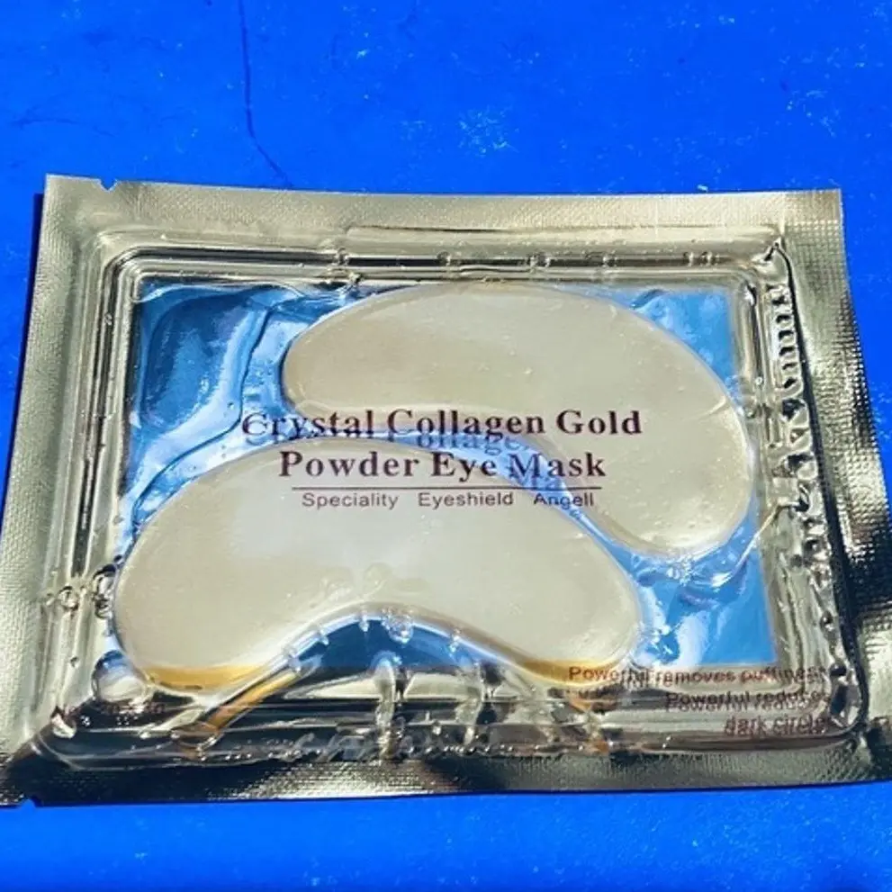 Miếng mặt nạ mắt Crystal Collagen Gold hỗ trợ làm mờ quầng thâm, bọng mắt Skincare